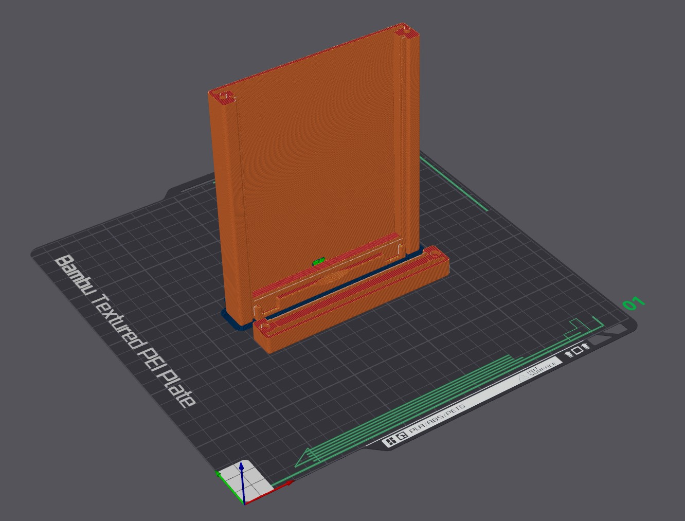 Lithophane Frame - Less Support (Bambu Lab CMYK Compatible)