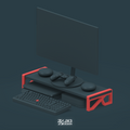 Monitor Stand (IKEA BURHULT Compatible)