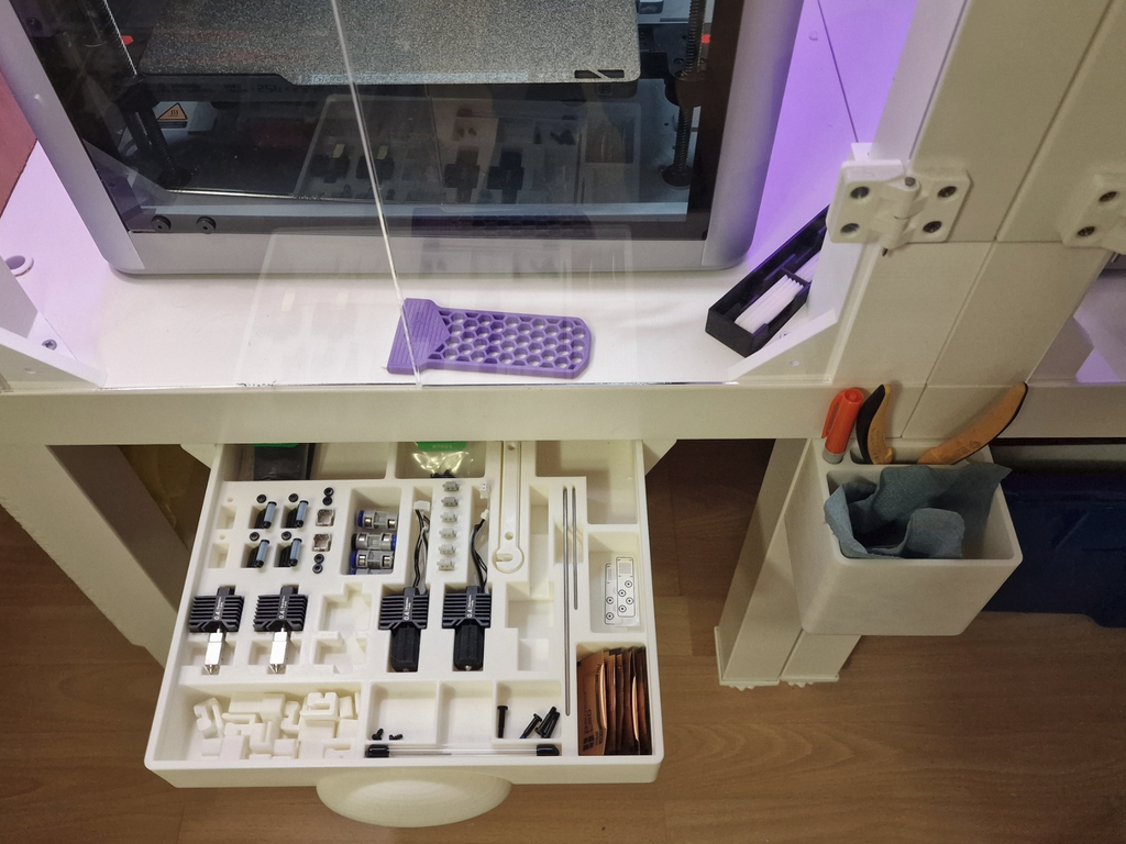 X1 / P1 3D printer parts and accessoires drawer