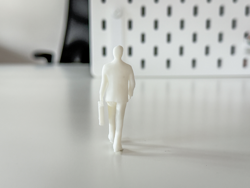 Miniature Walking Businessman/Man for your Diorama