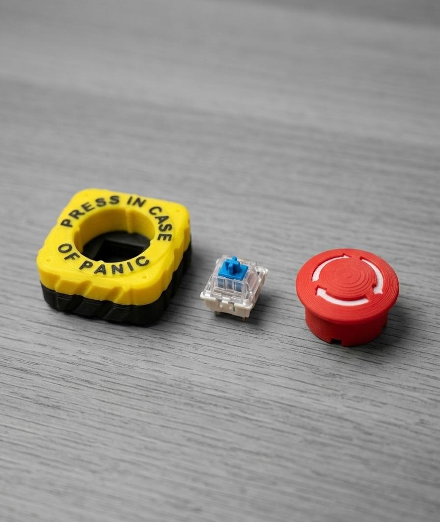 Mechanical Panic Button - No Glue & AMS Ready