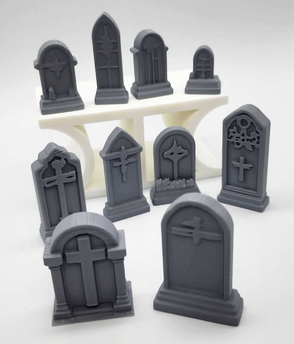 Miniature Tombstone Set (10 Pieces)
