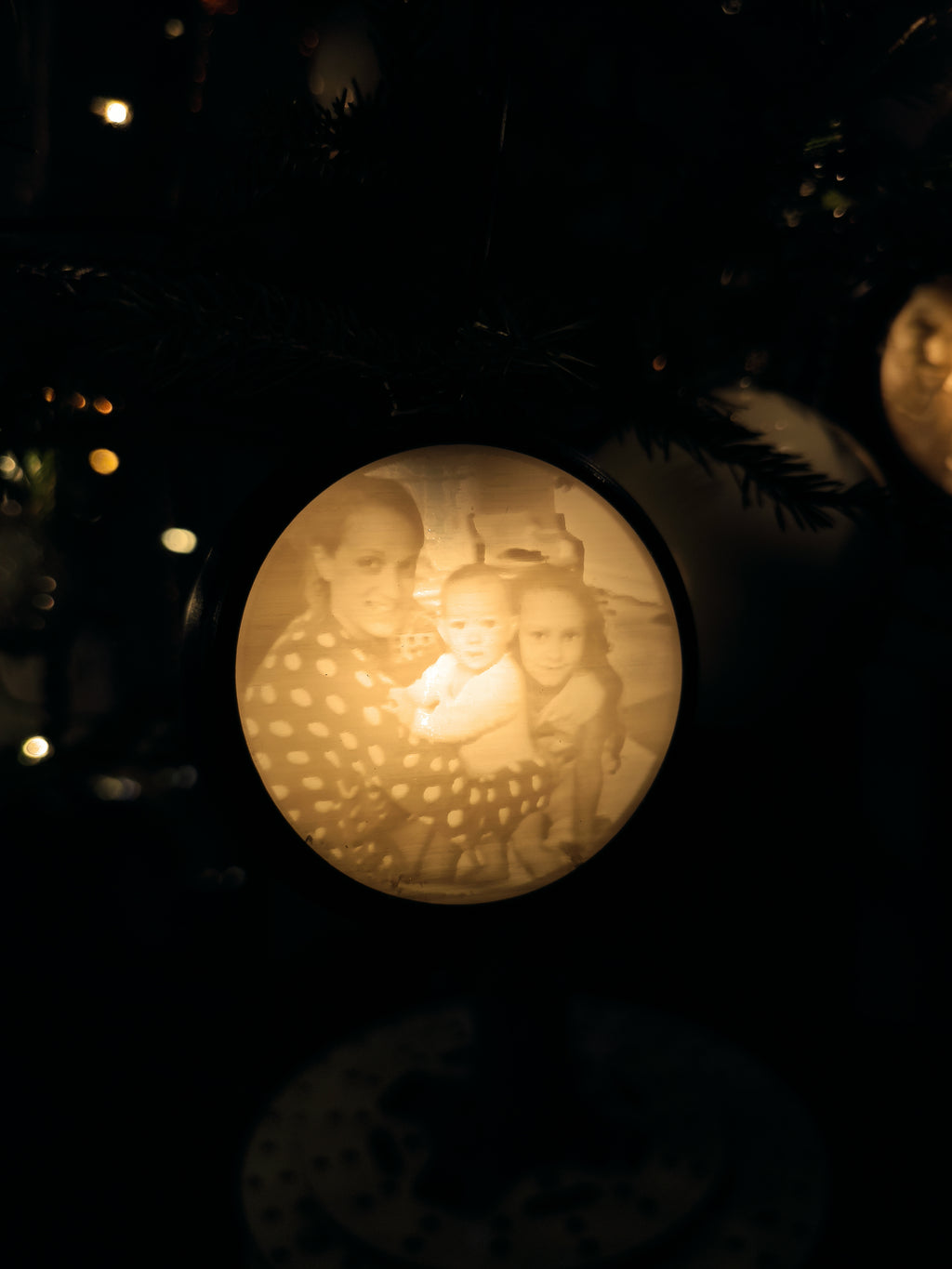 Christmas ornament with photo
