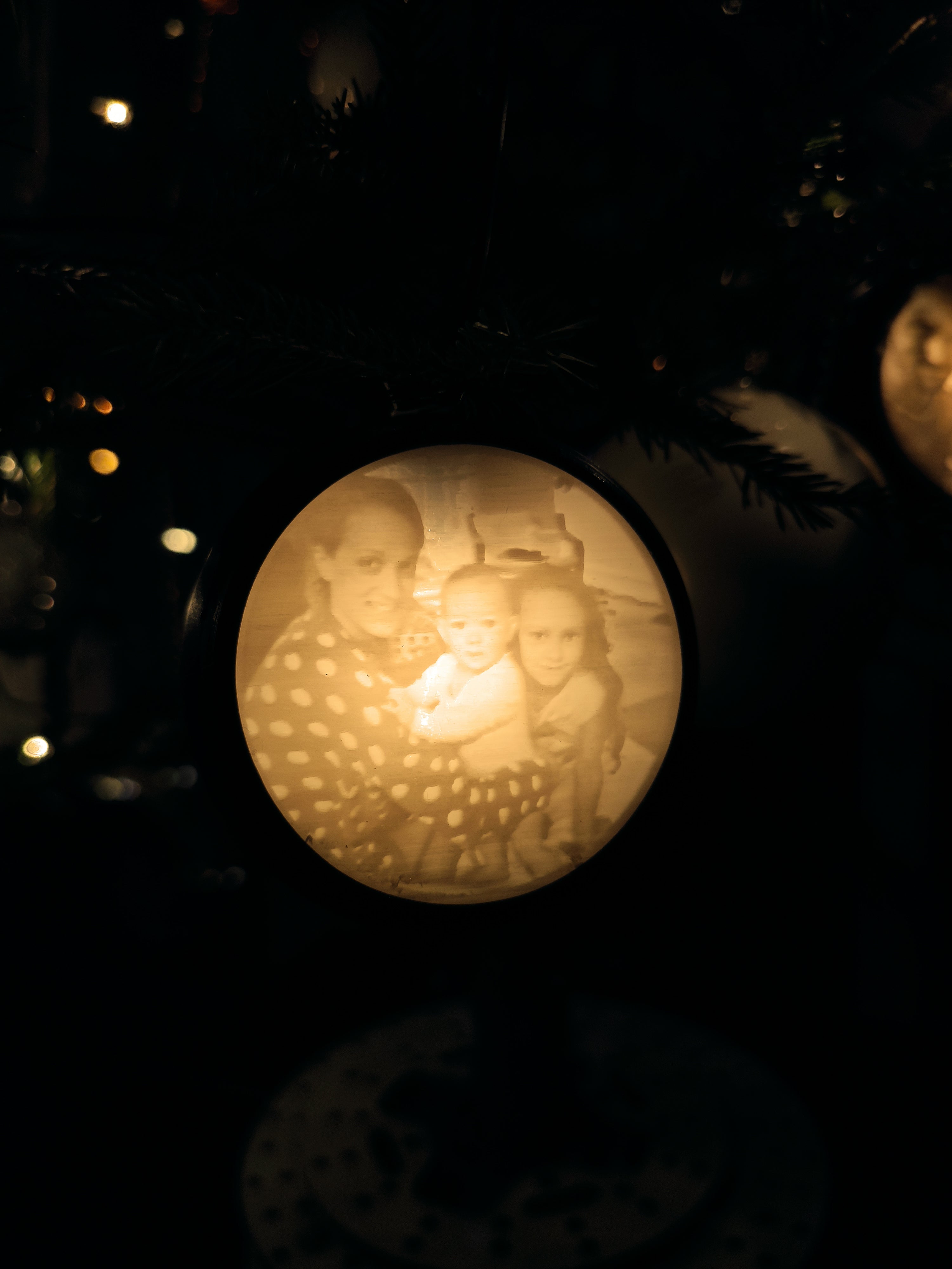 Christmas ornament with photo