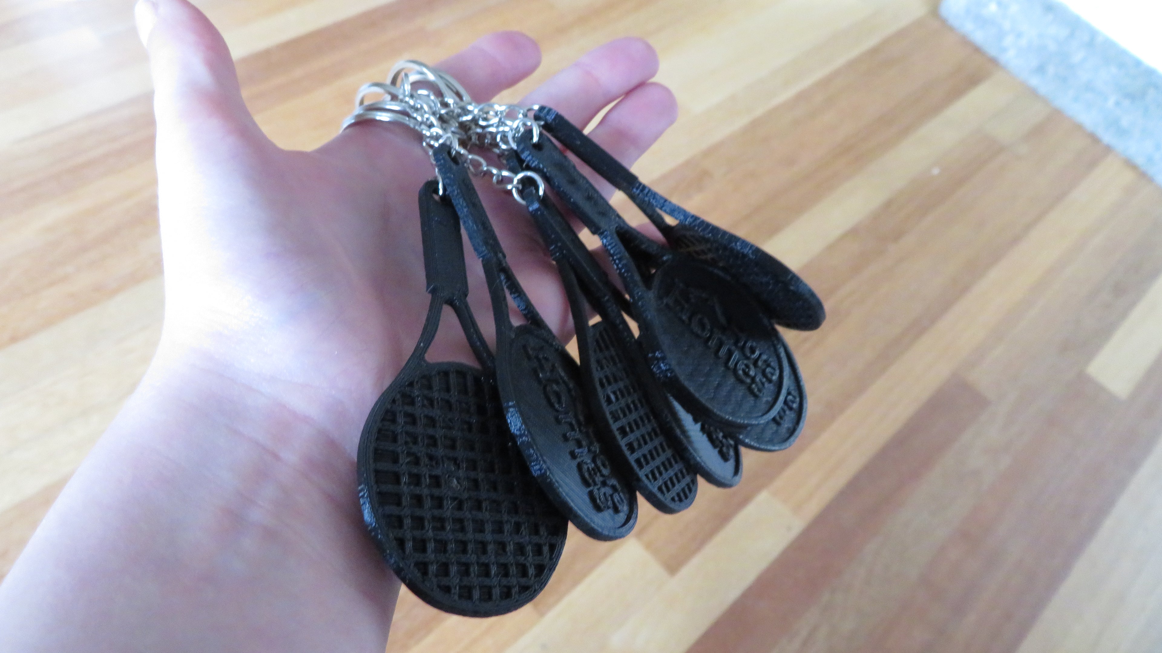 tennis keychain (Customizable)