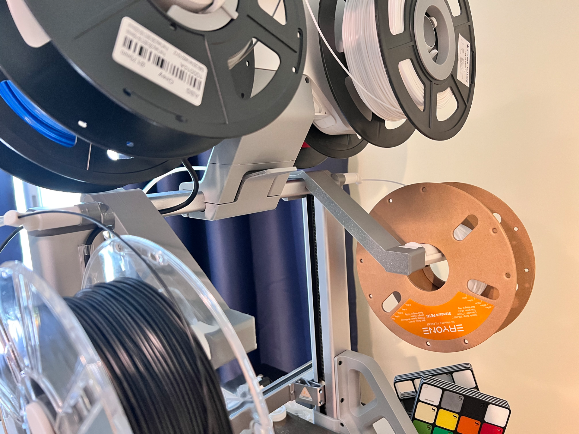 BambuLab A1 Spool Holder with Bearings 608 V3
