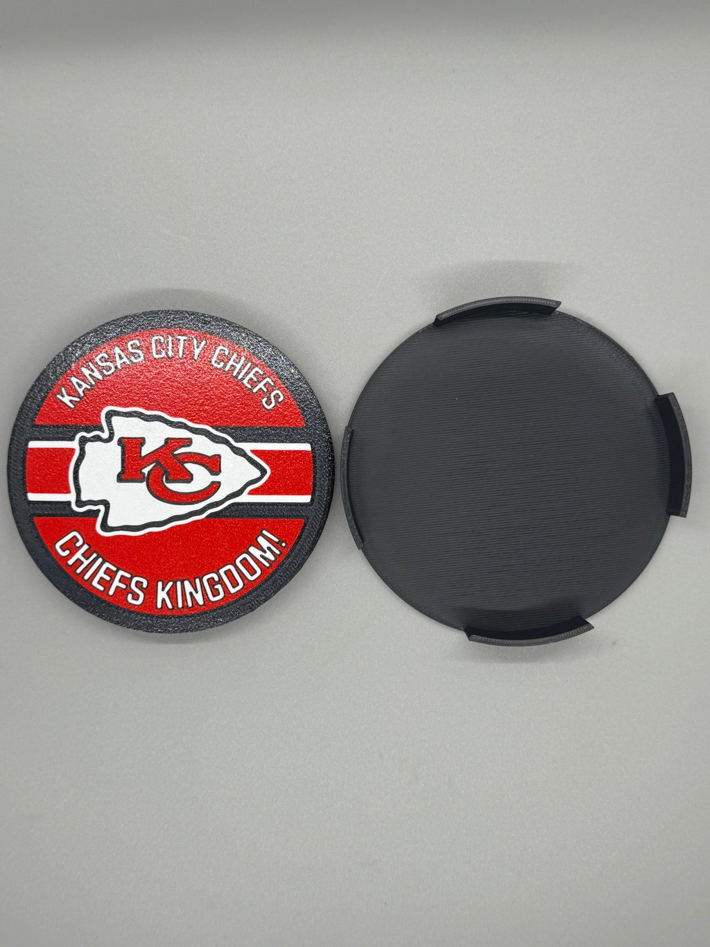 Kansas City Chiefs Kingdom Coaster and Holder