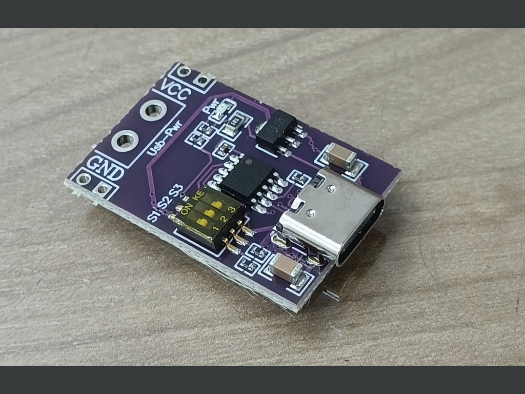 USB Type C PD Trigger Case (Board 20 x 30 mm)
