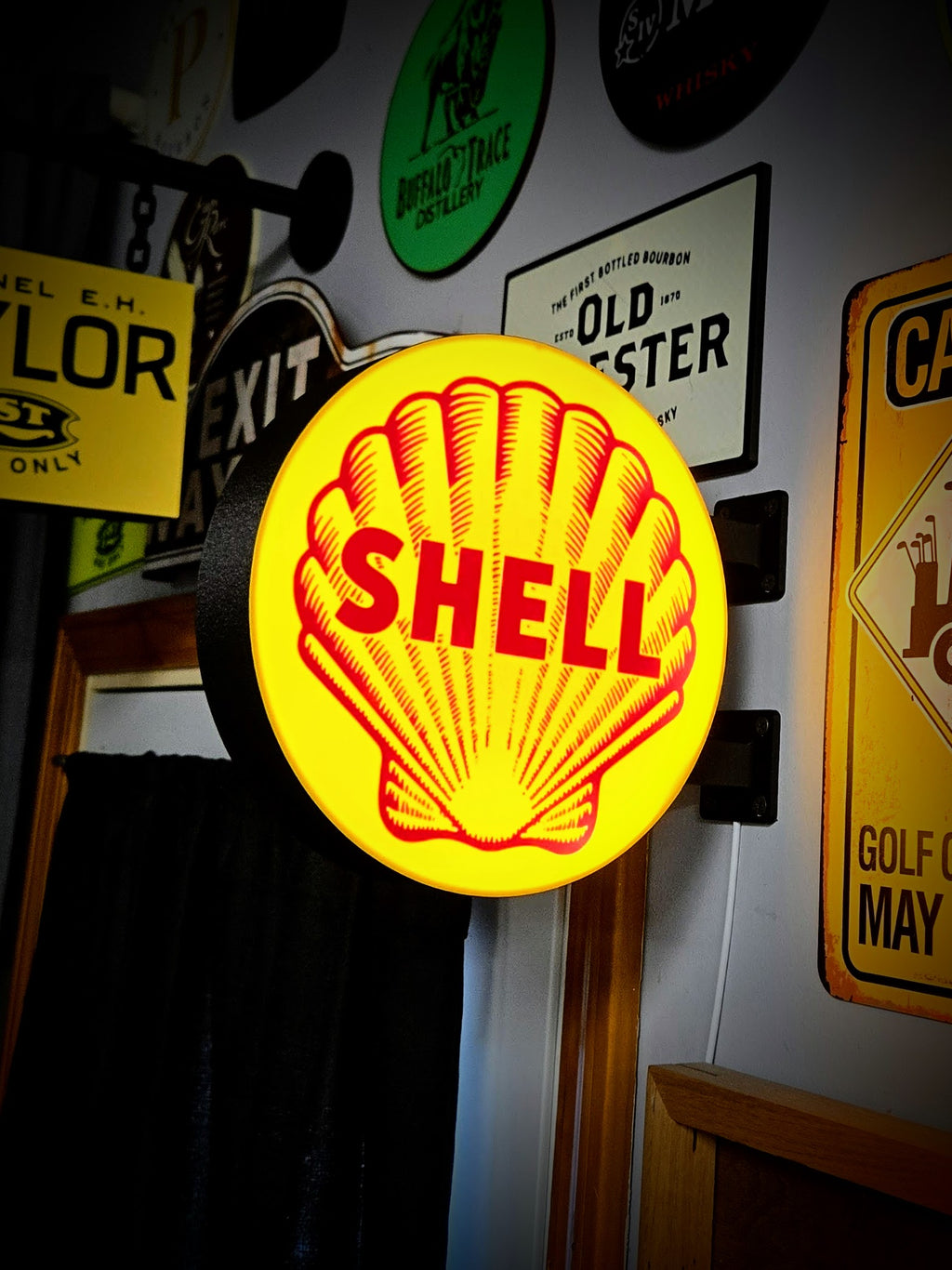 SHELL LOGO - 2-Sided Gas Station Lightbox Sign