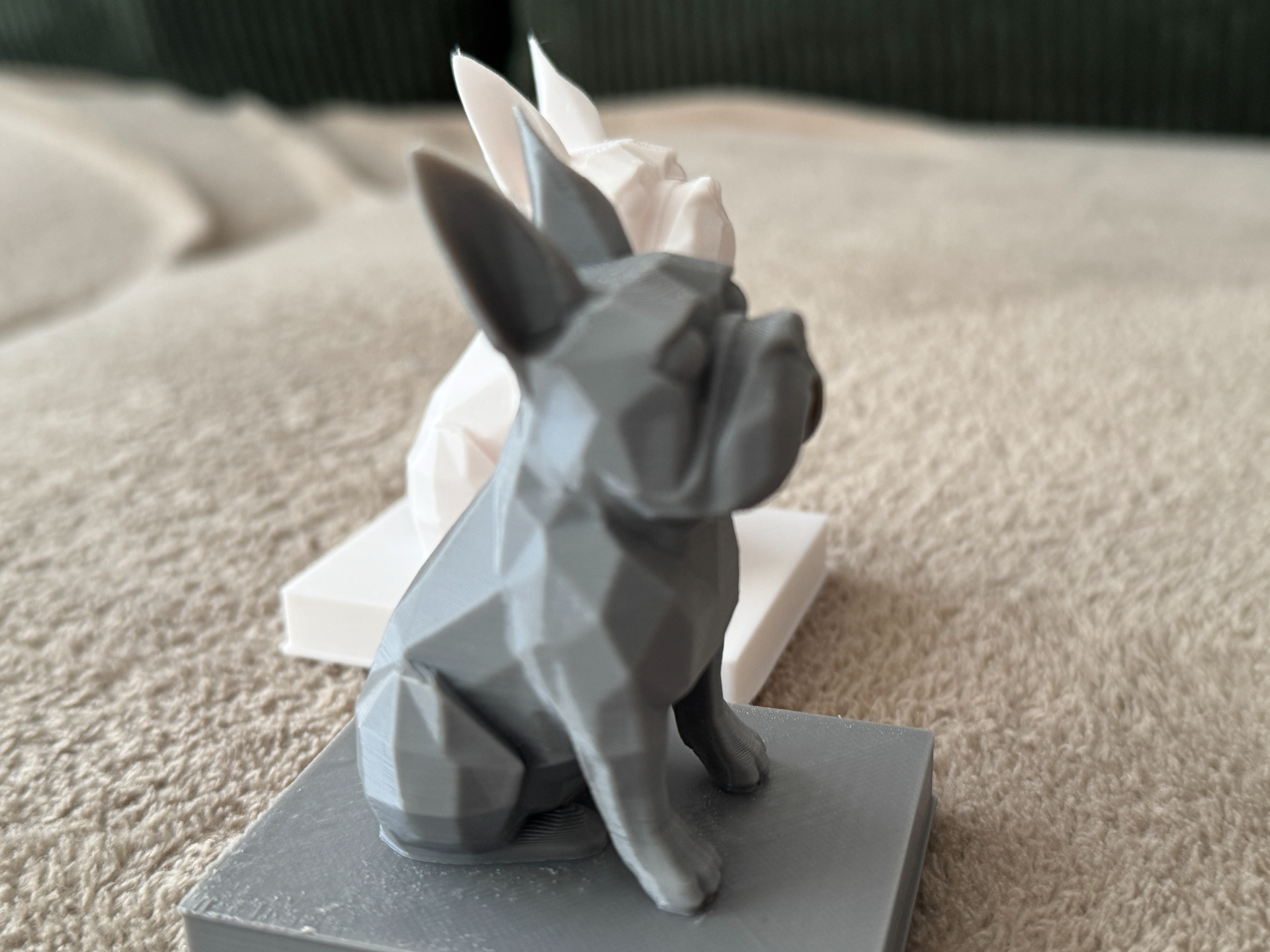 Statue Französischen Bulldogge