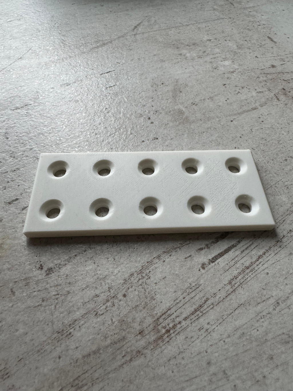 Lochverbinder Platte 10cm Hole 6mm Flat Connector