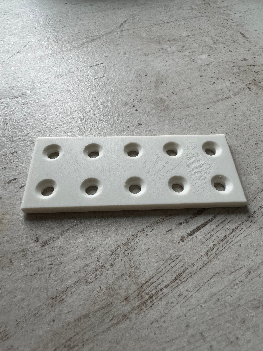 Lochverbinder Platte 10cm Hole 6mm Flat Connector