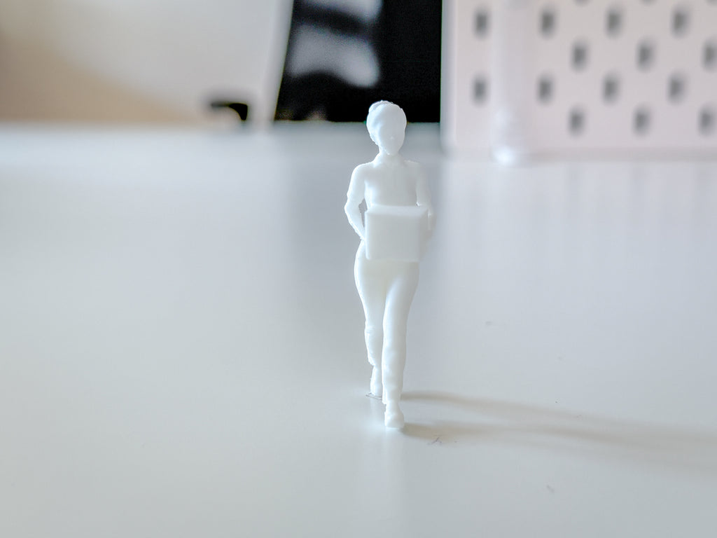 Miniature Delivery Woman for your Diorama