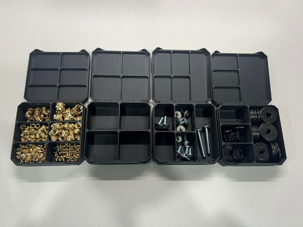Configurable Clamshell Parts Box