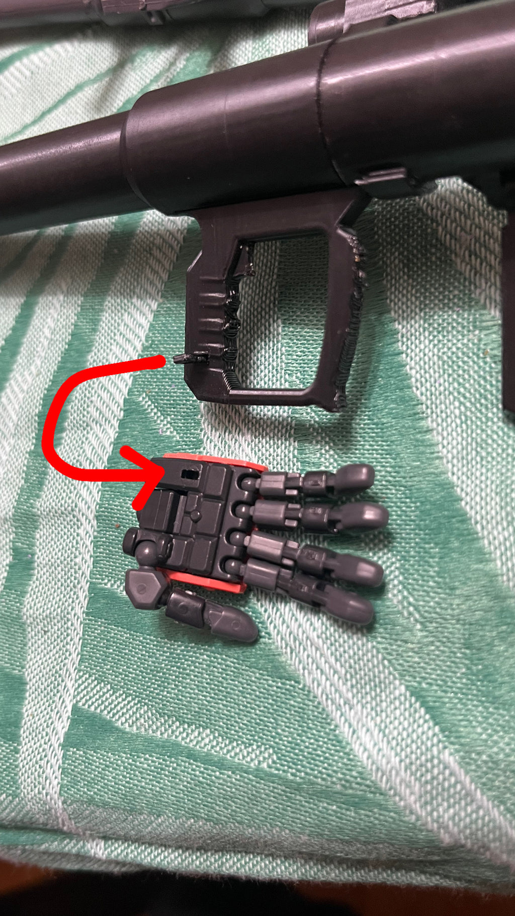 PG scale Zaku bazooka