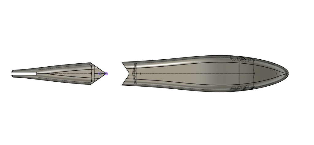 "HyperShad" Swimbait/Glidebait Fishing Lure