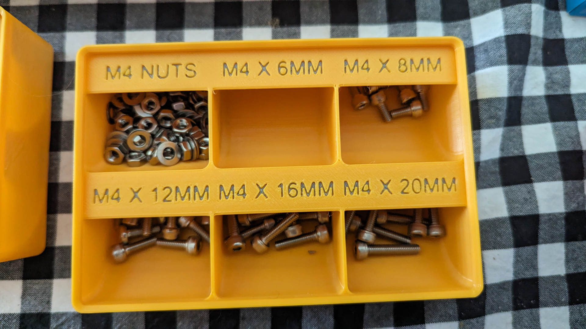 Gridfinity M2, 3, 4, 5, 6 Screw & Heated Inserts