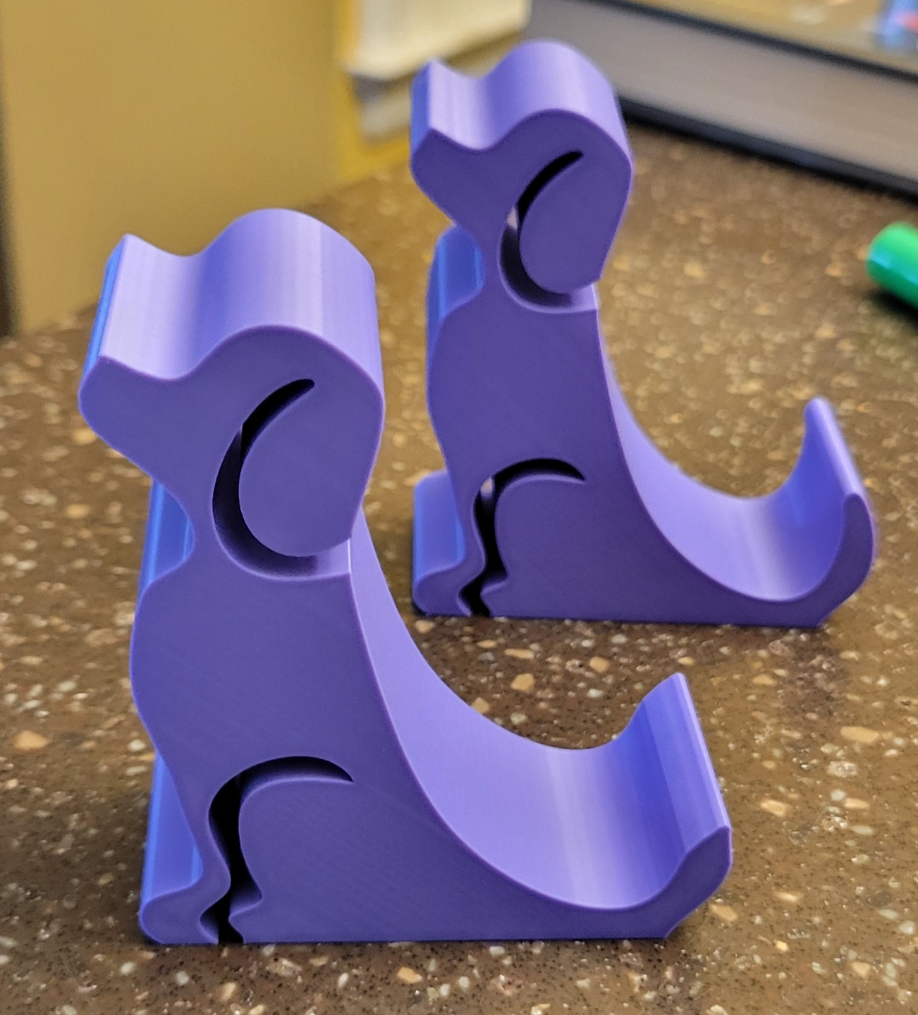 Dog Phone Holder w/ Short Tail
