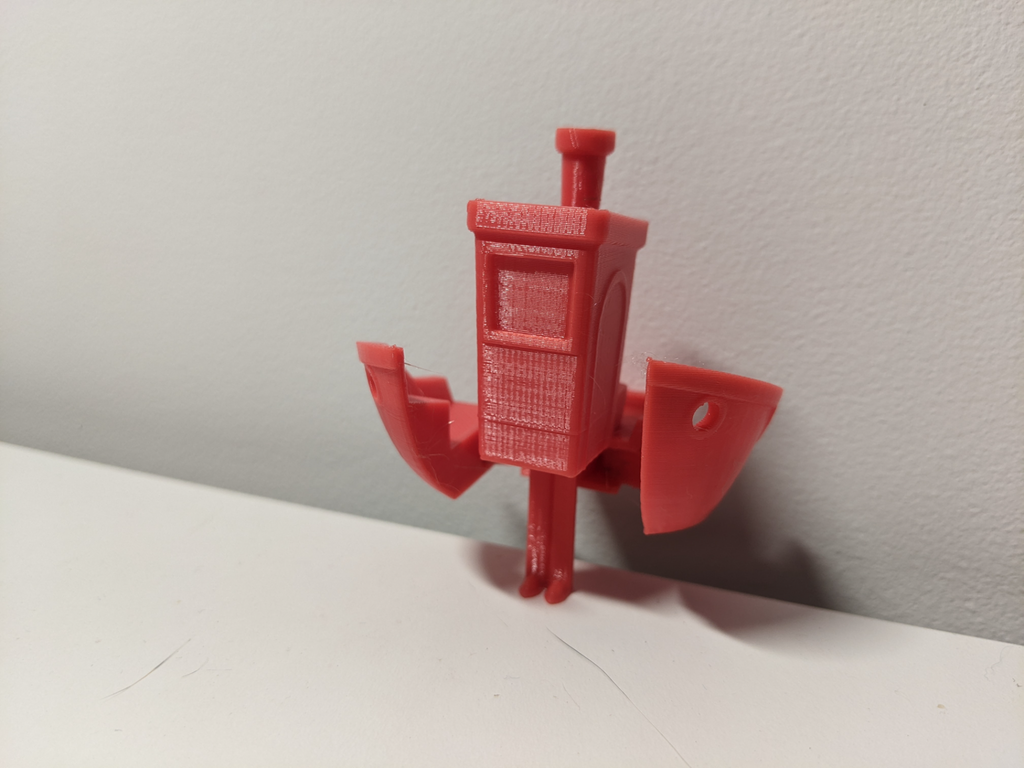 Benchynator - print-in-place, transformer robot.