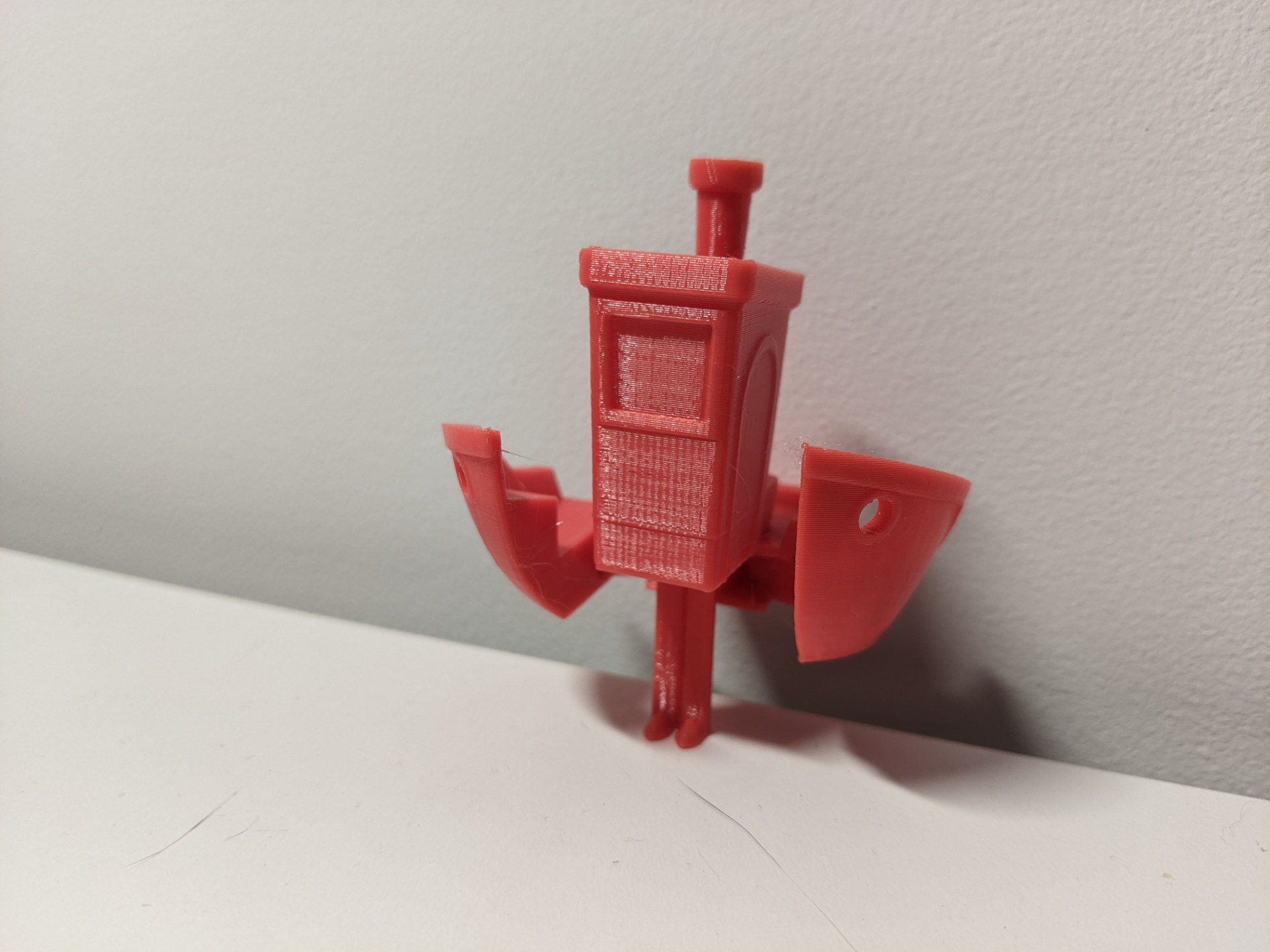 Benchynator - print-in-place, transformer robot.