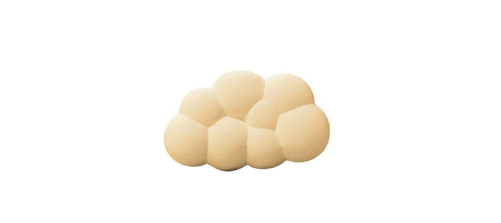 Cozy small Cloud for Wall Hanging - 3D Wall Art