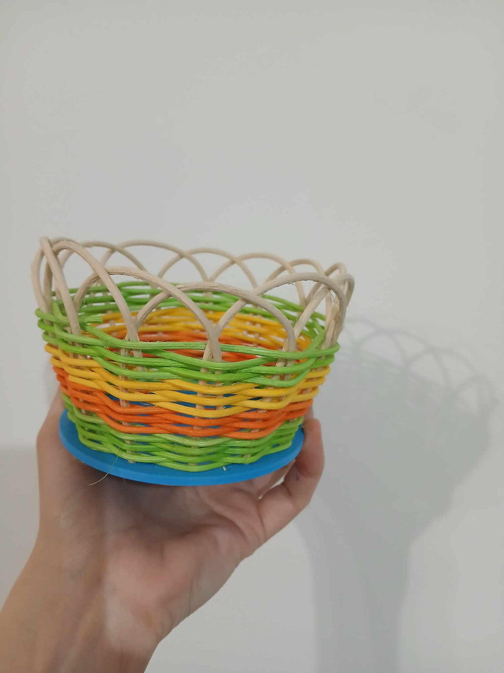 Bottoms for rattan core baskets diy