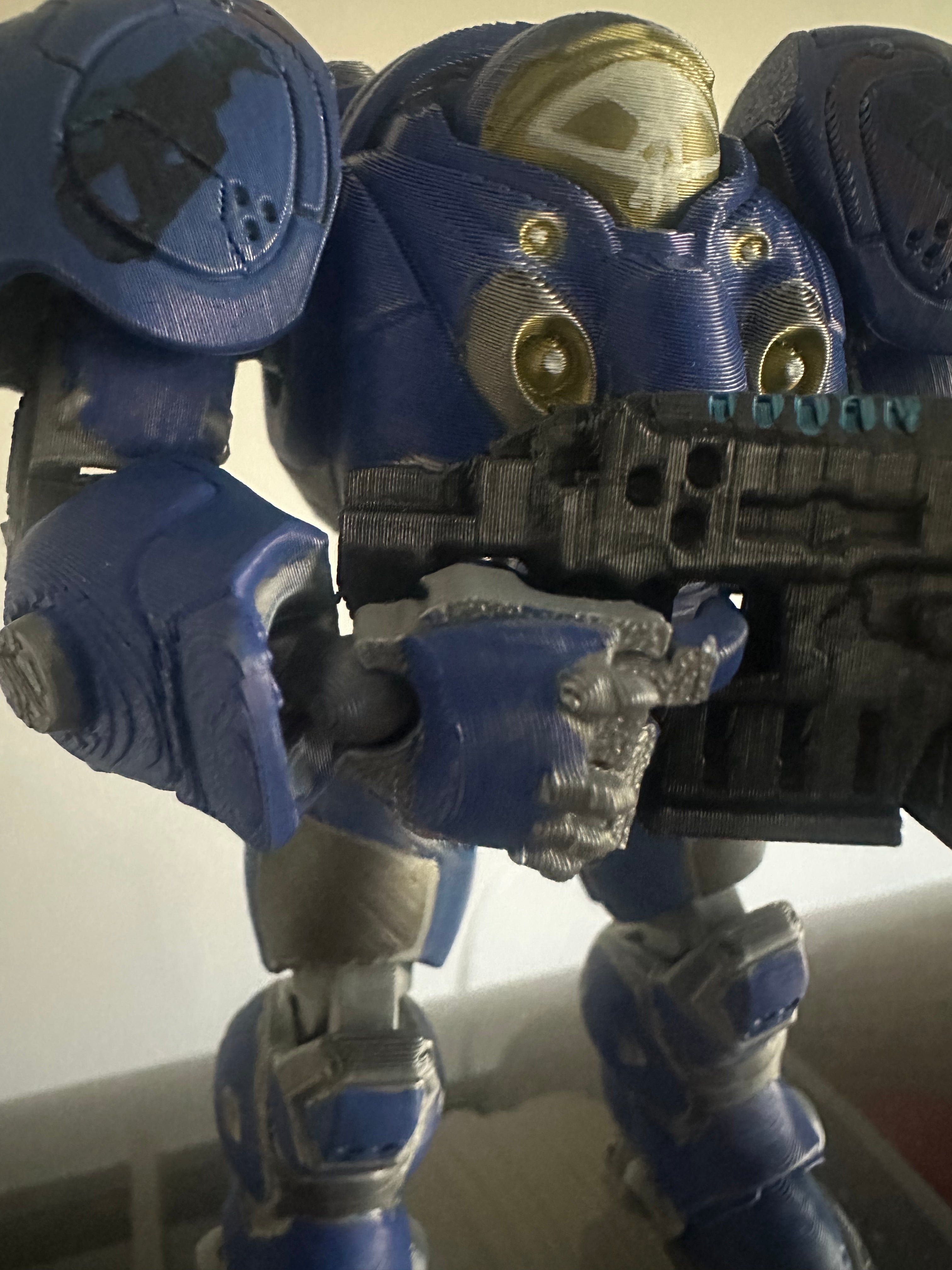 StarCraft II - Articulated 3D Marine Model - V2