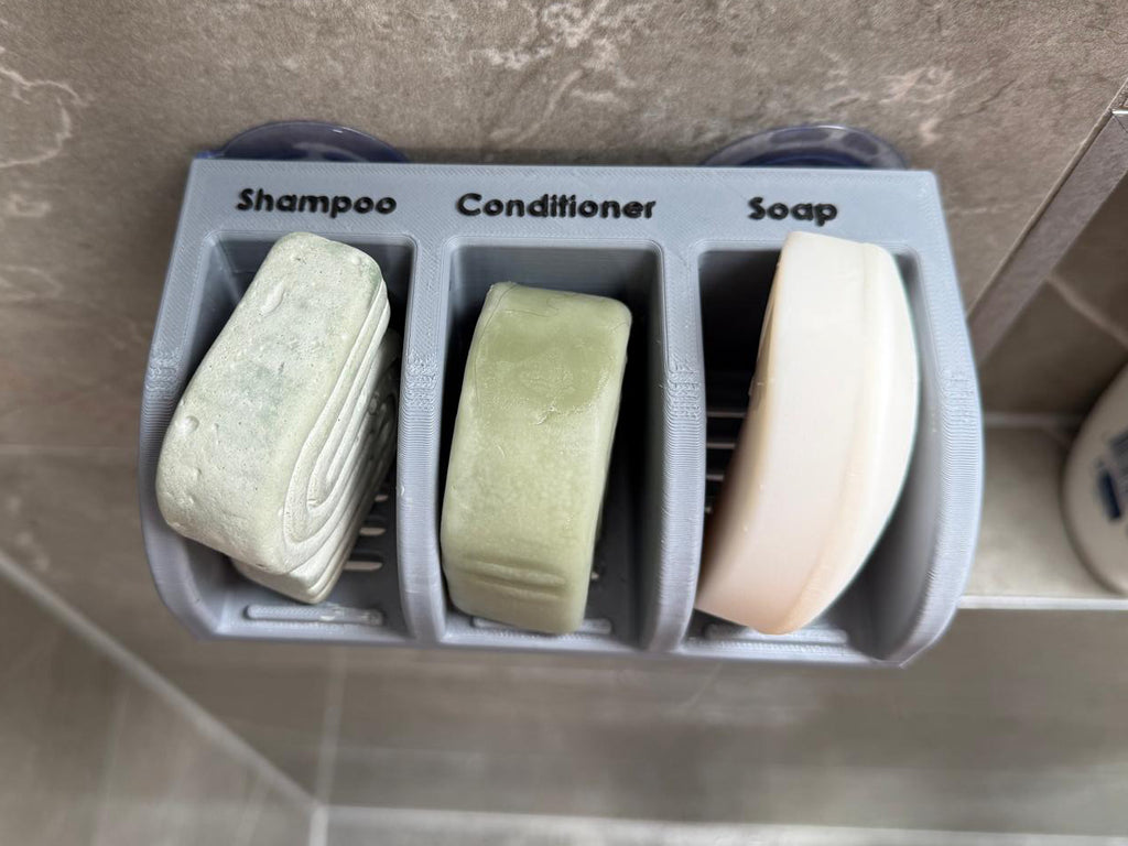 3 part Soap dish