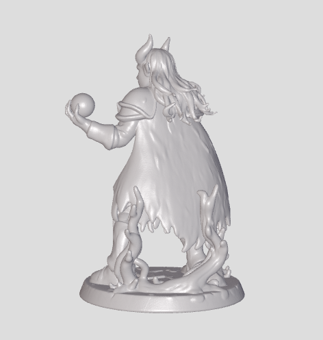 Evil Horned Wizard minature
