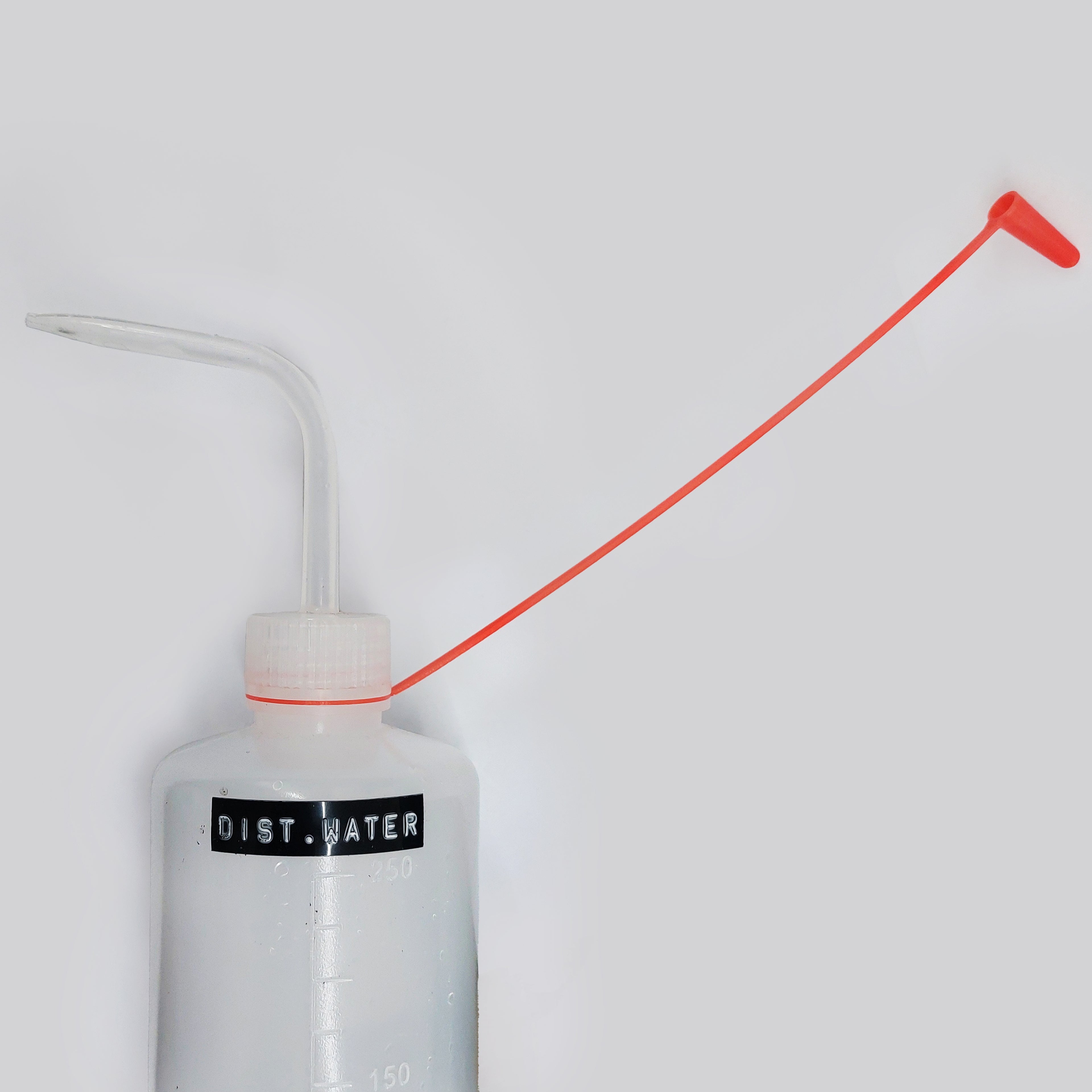 Squirt Bottle Cap / Squeeze Bottle Cap with link for 250ml bottles