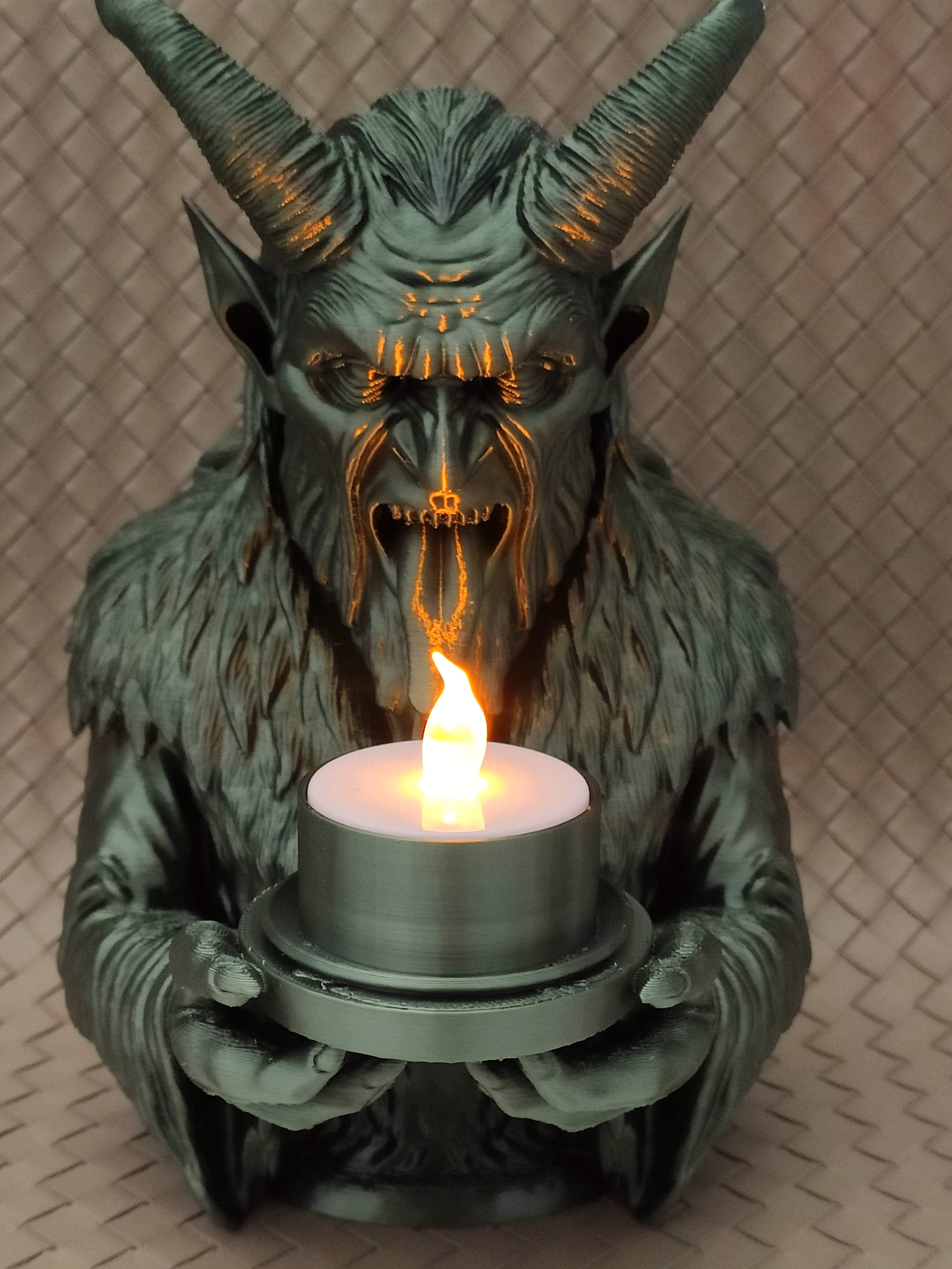 Naughty - Krampus LED tealight Collection