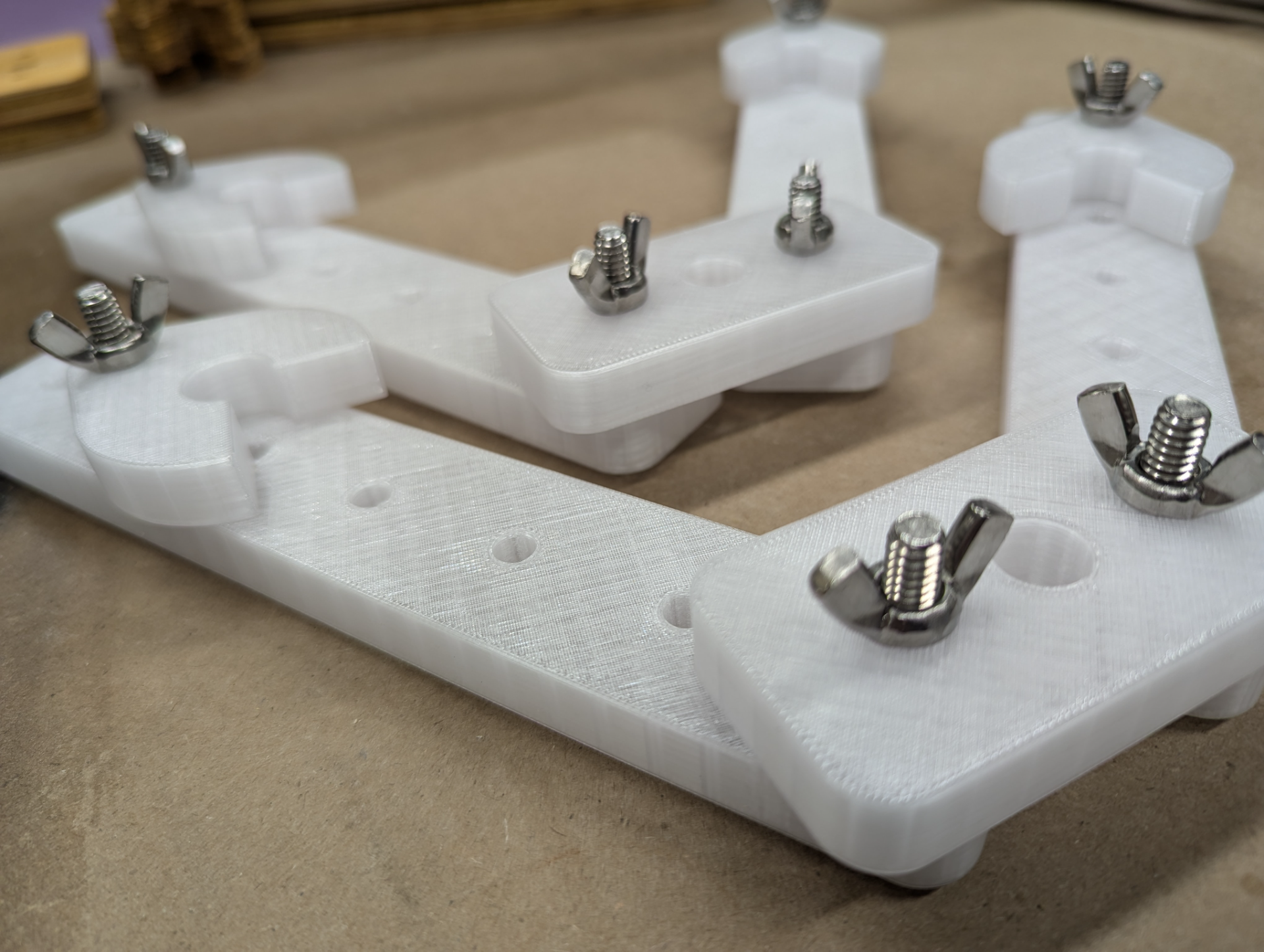 Frame clamping jig