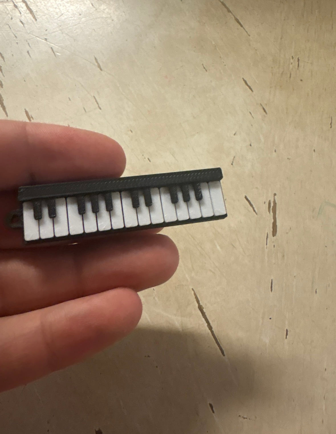 Keyboard/Piano keychain
