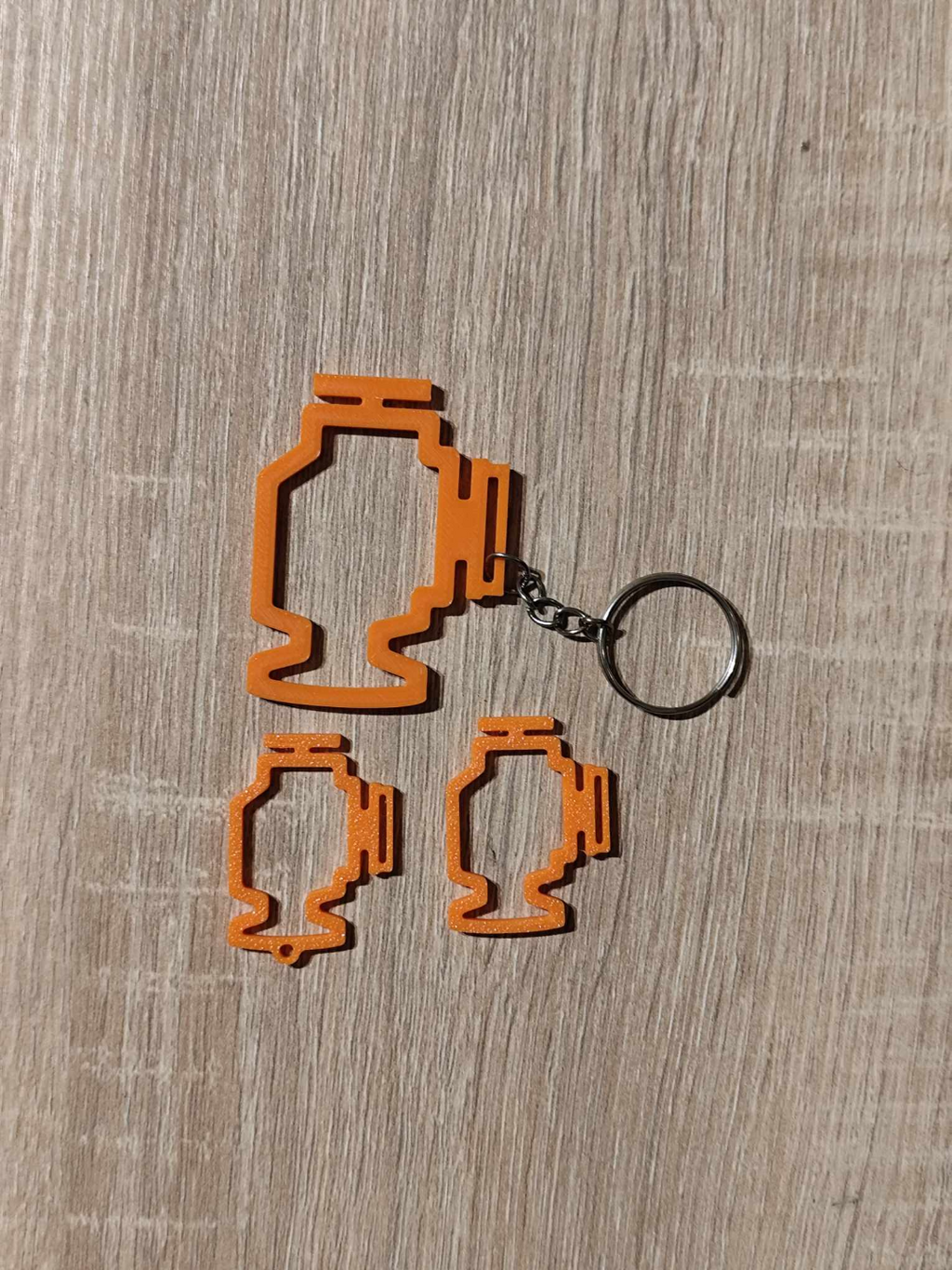 Check engine keychain
