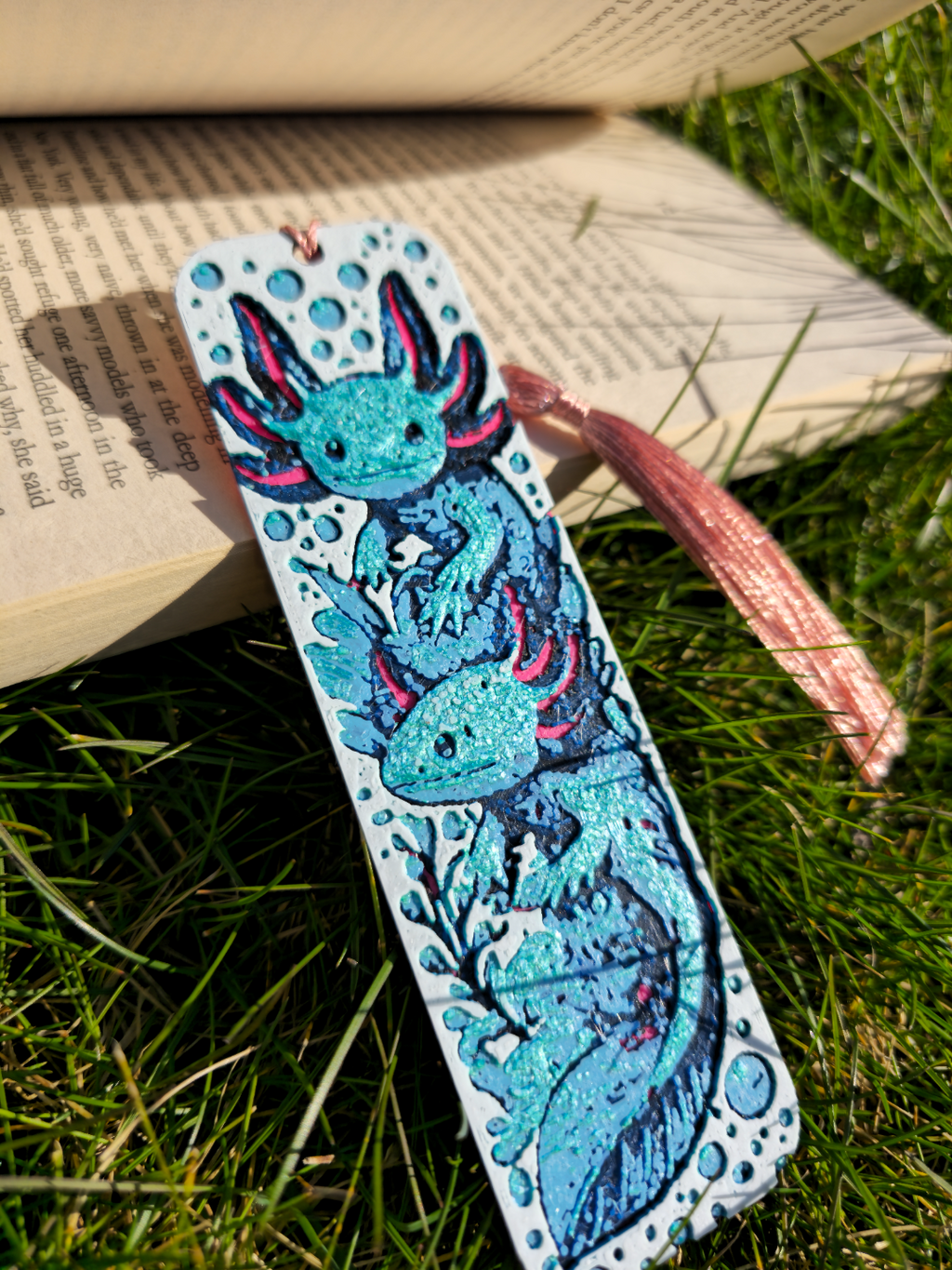 Axolotl Fantasy Bookmark 6 Colours 1 AMS