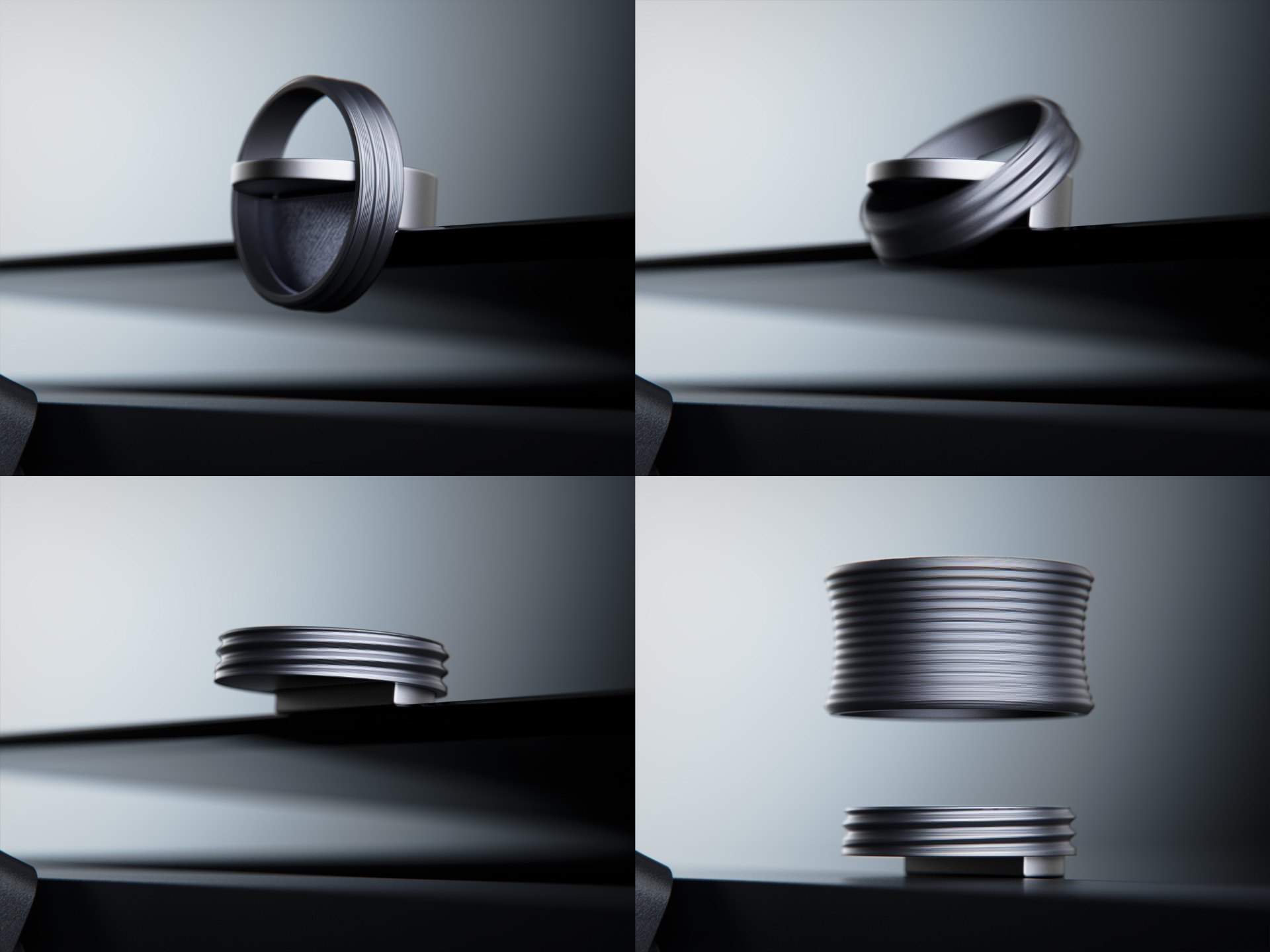 Ergonomic Lid Handle for Bambu Lab X/P-Series