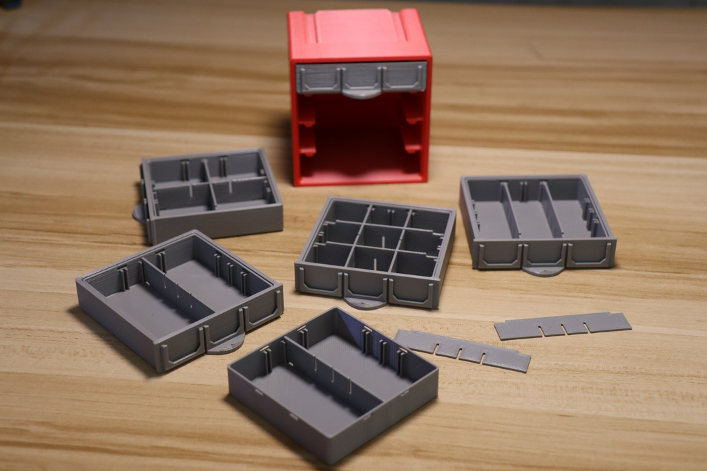 Inner Sell of the Resistor Box 自定义收纳盒内壳Mini