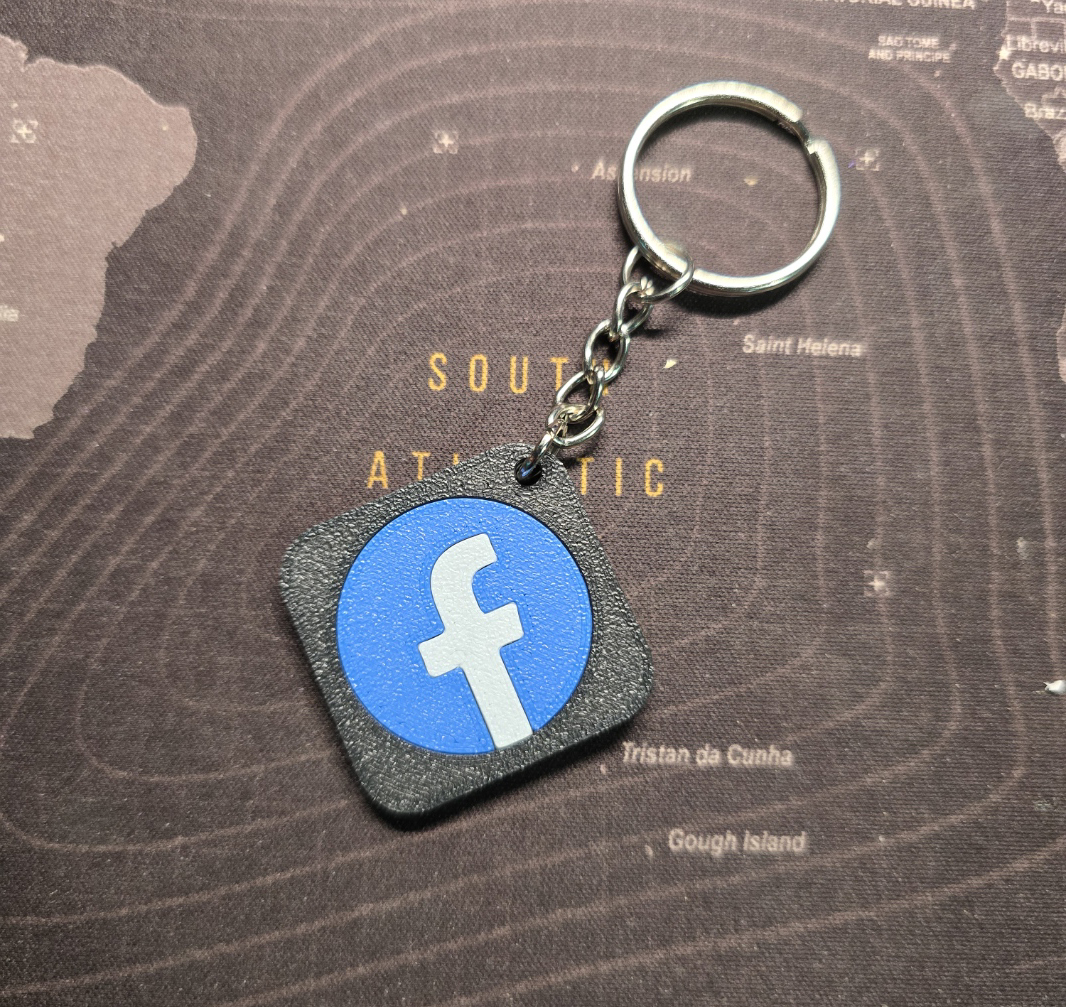 Social NFC keychain