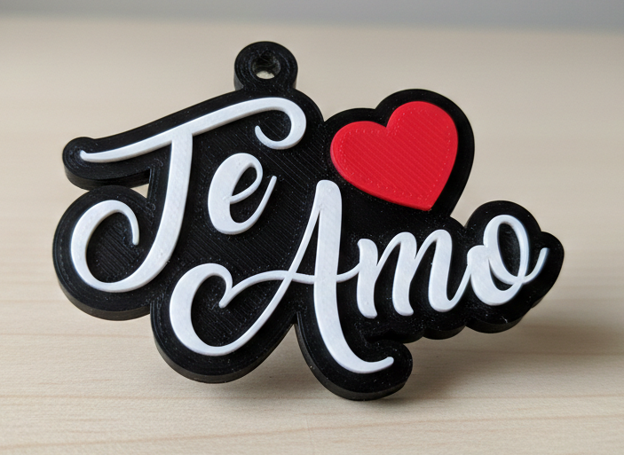 llavero te amo san valentin