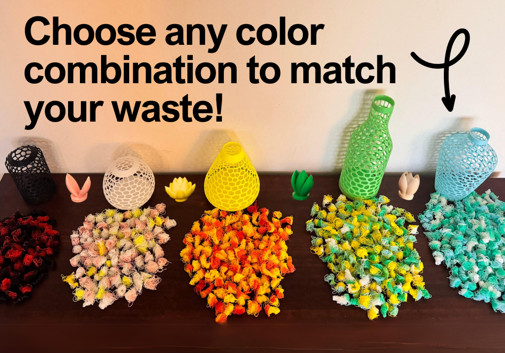 Filament Purge / Poop Decorative Flower Vase Set