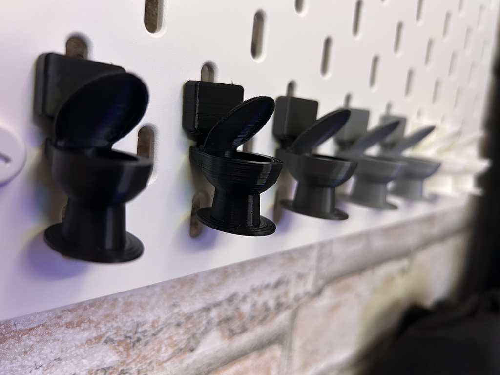 Klo´nchy für IKEA Skadis Wand