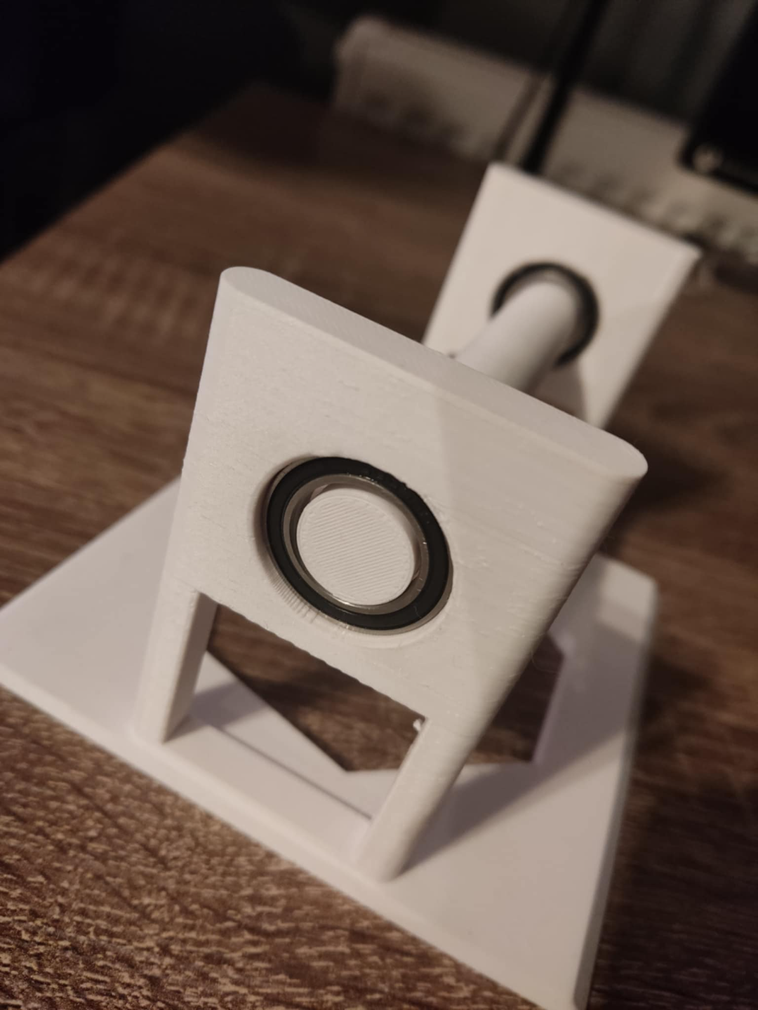 Toilet paper holder with bearings!
