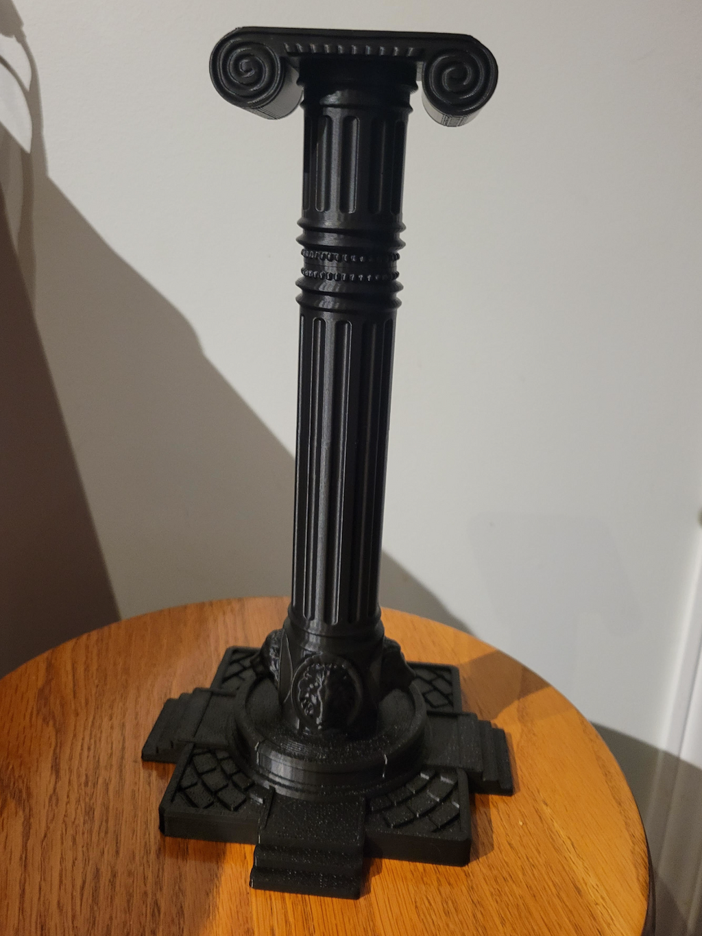 Headphone stand - roman column stylized
