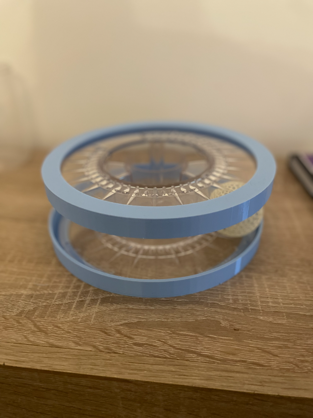 Recycled Spool / Toy with ball for Cats and Dogs