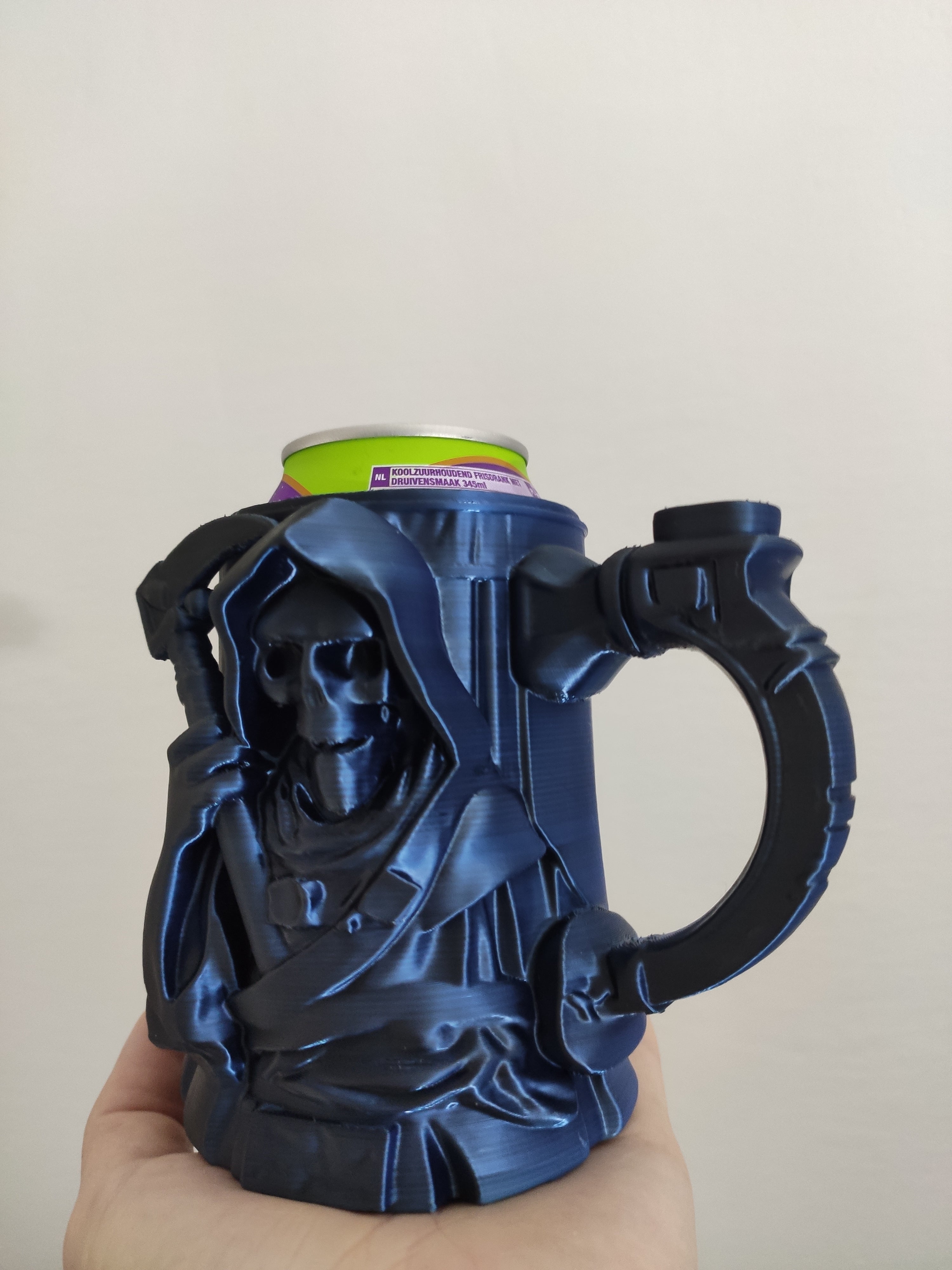Grim Reaper Can Holder (0.5L+12oz Cans) - Beer mug