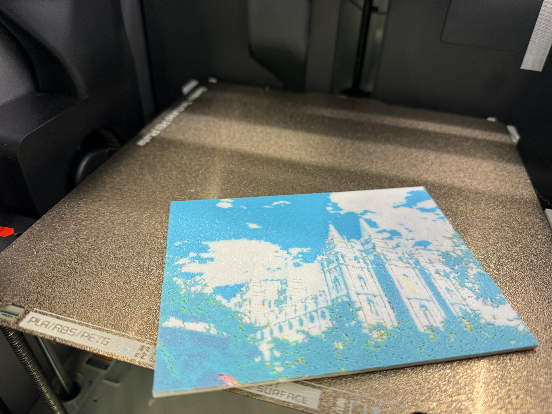 Salt Lake City LDS Temple Lithophane CMYK