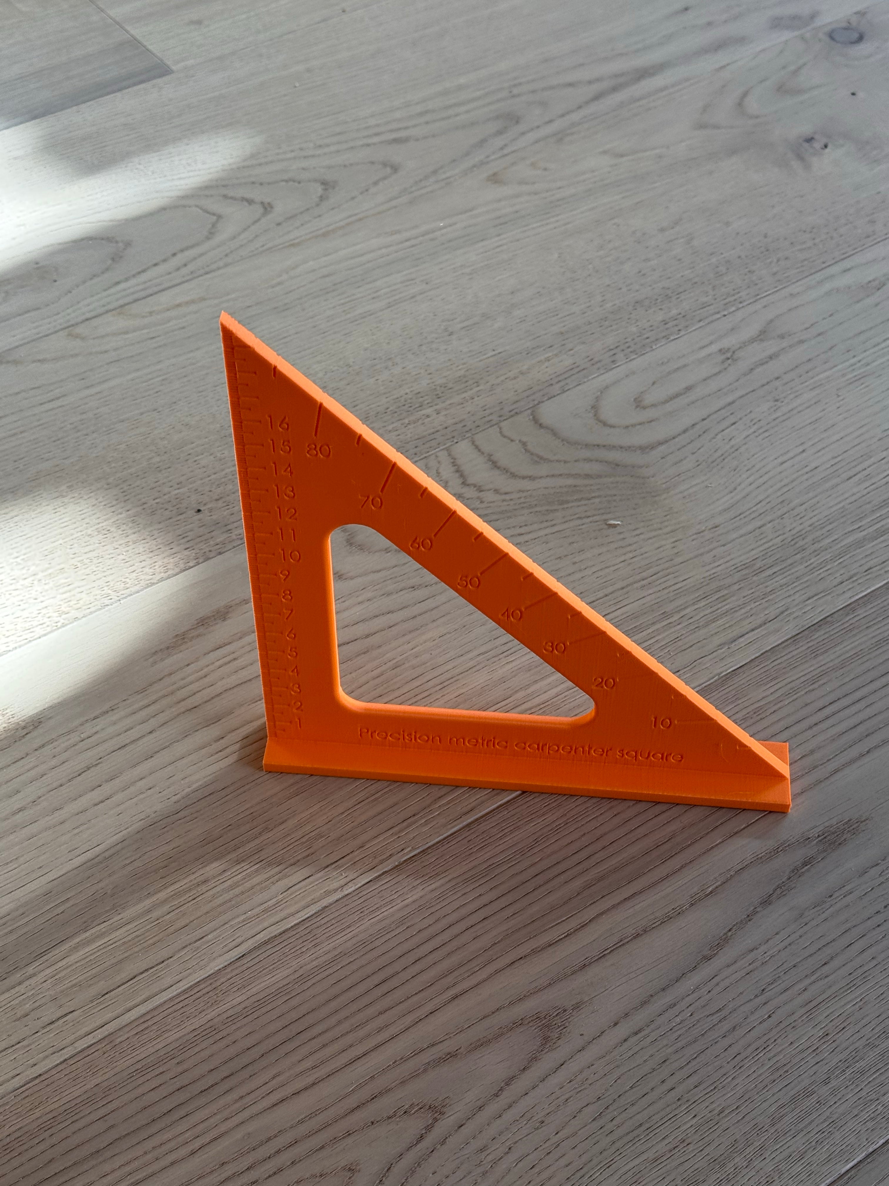 Precision Metric Carpenter Square