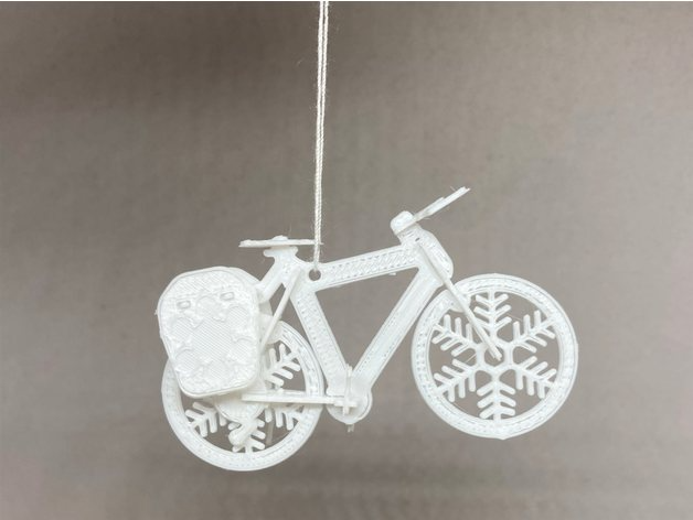 Christmas Bike kit Card
