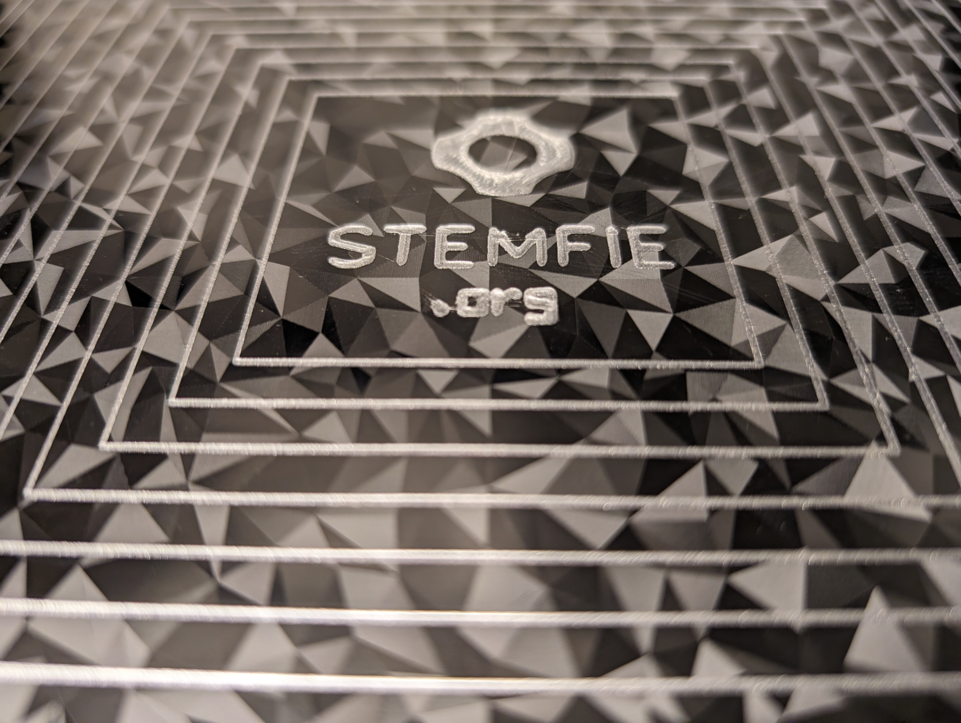 STEMFIE First-layer Build Plate Calibration Lines