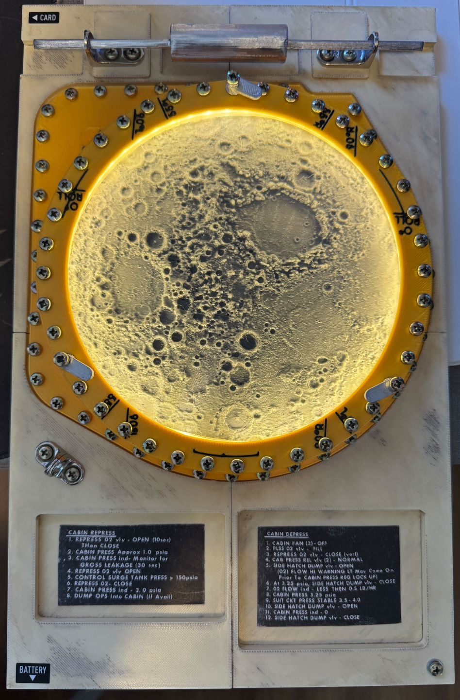 Apollo 11 Hatch Door Lamp
